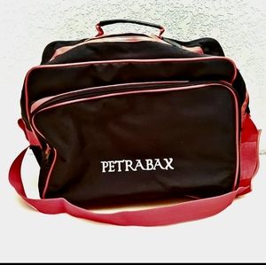 #40 Vintage Petrabax International Travel Bag Navy Blue